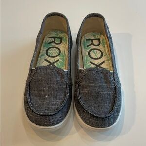 Roxy Charcoal Slip-On Shoes